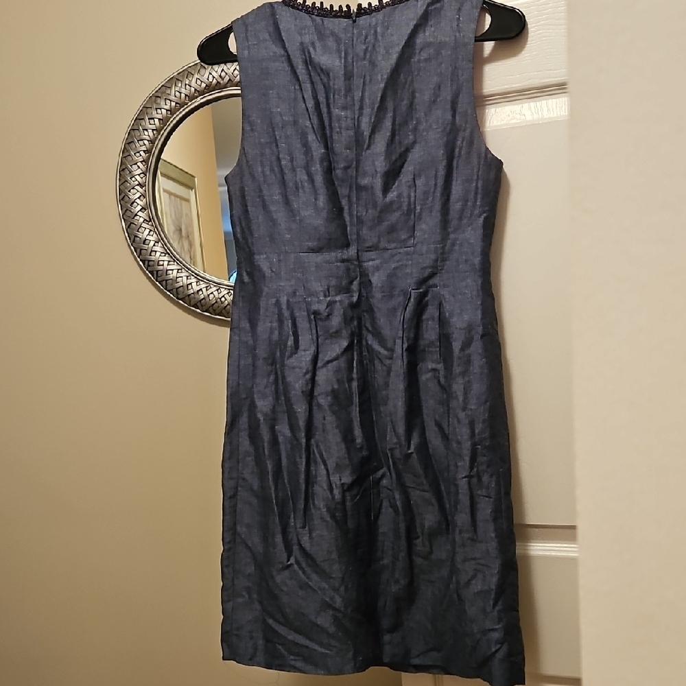 🌟Nine West Gray and Pink Ruffled Mini Dress🌟 - Picture 2 of 3